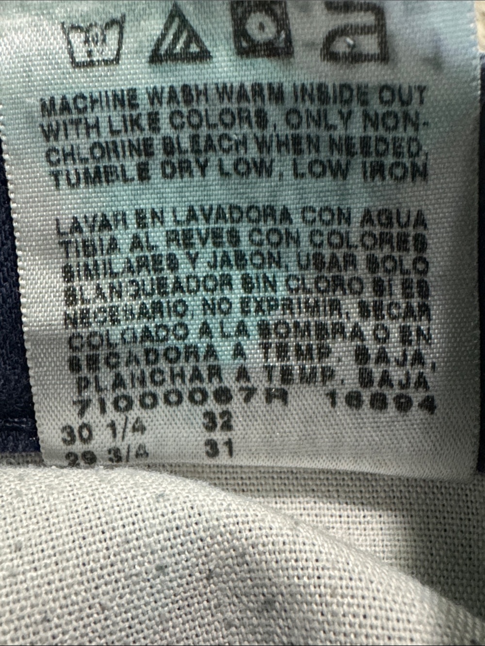 LEE Relaxed Straight Leg Jeans 6 Indigo Wash NWOT - Picture 10 of 11